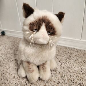 Grumpy cat plushie